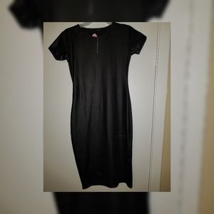 Faux Leather Bodycon Dress